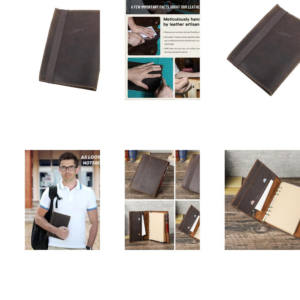 Leather Work Diary Covers - Diario cuero para uso diario en
