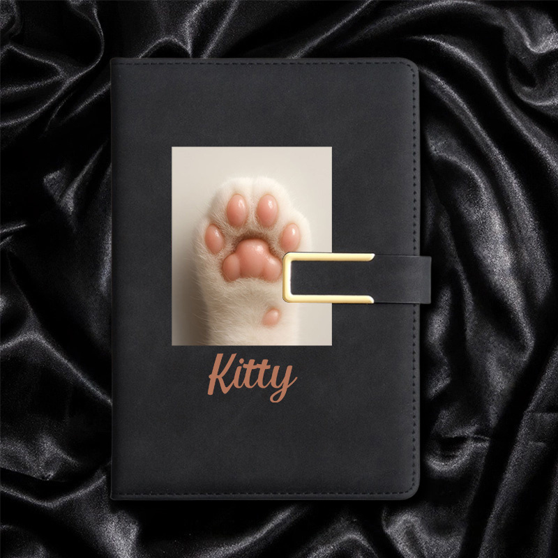 Leather Work Diary Covers - Cuaderno de cuero sintético con nombre
