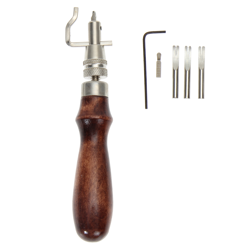 Groover de costura de cuero he - Groover Stitching Tool reseña y precio