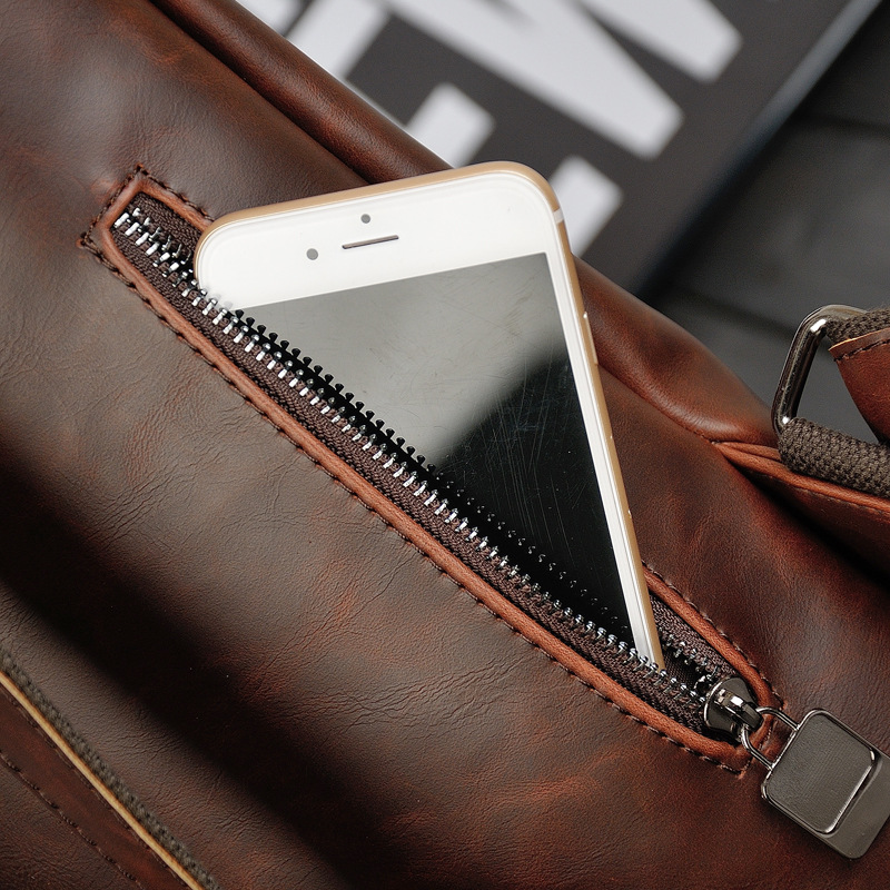 Mochila de cuero de estilo vin - Leather Work Rucksack Mens reseña y precio